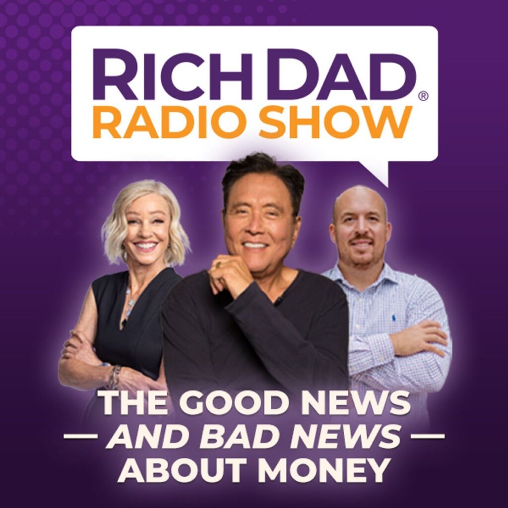 Rich dad radio show podcast logo